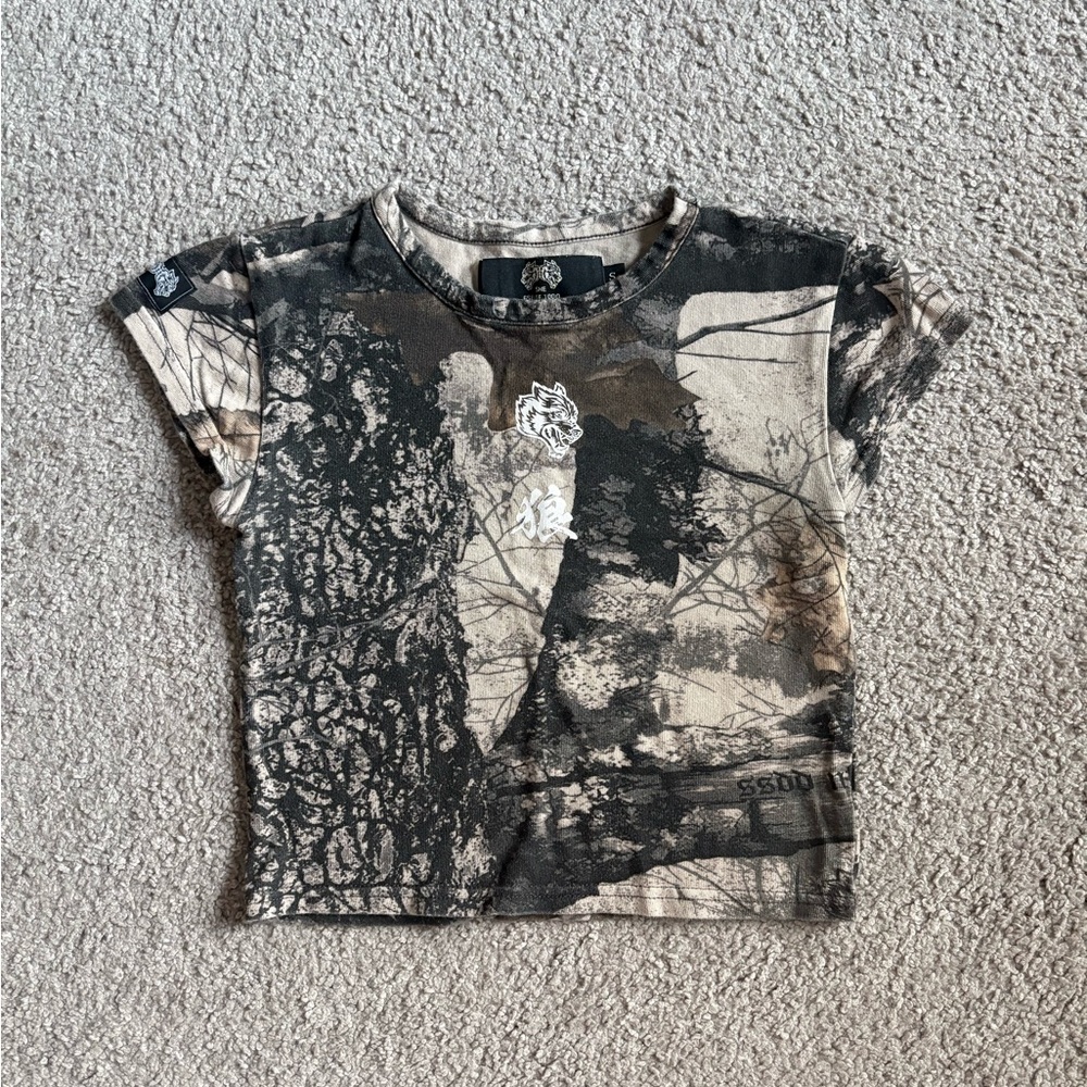 Darc Sport Black & Cream Graphic Short Sleeve Tee